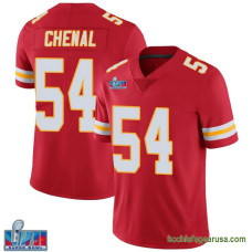 Mens Kansas City Chiefs Leo Chenal Red Authentic Team Color Vapor Untouchable Super Bowl Lvii Patch Kcc216 Jersey C2425